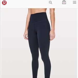 Lululemon 6 navy align 28”